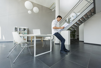 Young man in the office