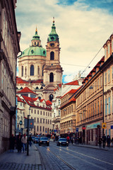 Naklejka na ściany i meble Prague street