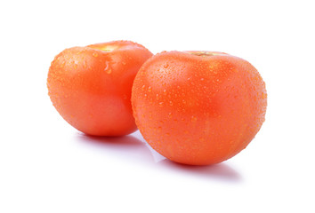 tomato on white background