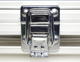 chromium decorative lock at case