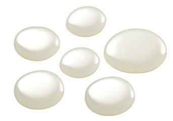 white sugar syrup drops