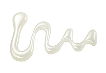 white sugar syrup drop