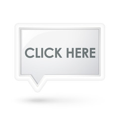 click here words on a speech bubble
