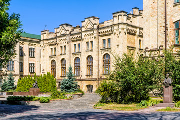 A view of a building of the Polytechnic Institute of Kiev in Ukraine
