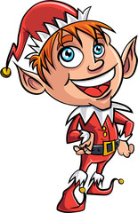 Cartoon Xmas elf