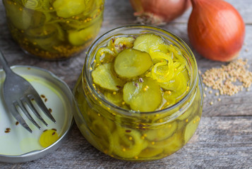 pickled cucumbers