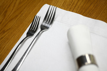 Dinner in a restaurant