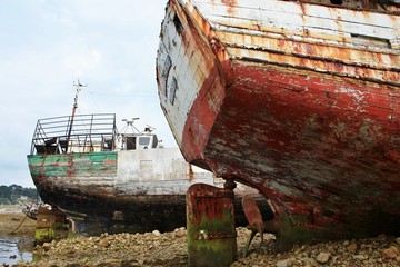 cimetière de bateaux de Camaret