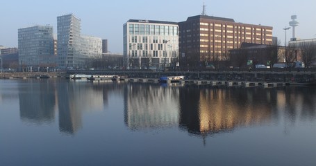 Morgenstimmung im Liverpooler Dockland