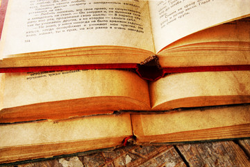 Obraz premium Vintage books