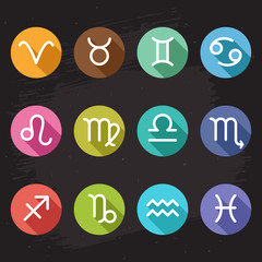 Horoscope icons set