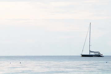 Naklejka premium Sailboat on Andaman sea