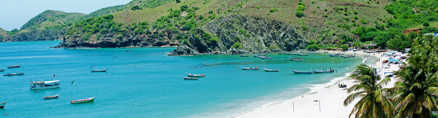 Fototapeta na wymiar Beautiful caribbean beach