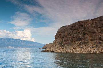 Blick auf die Adria in Kroatien Inseln in Südeuropa