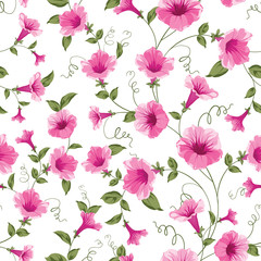 Design of vintage floral card.