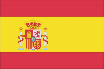 Illustration of the flag of Spain