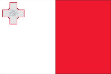 Illustration of the flag of Malta