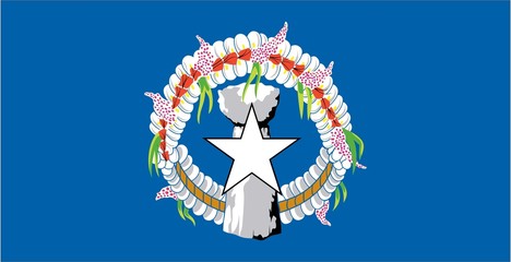Illustration of the flag of Marianas