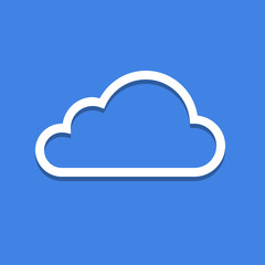 Fototapeta premium Web Cloud Icon