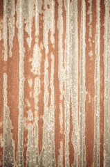 old Texture and rusty zinc fence background