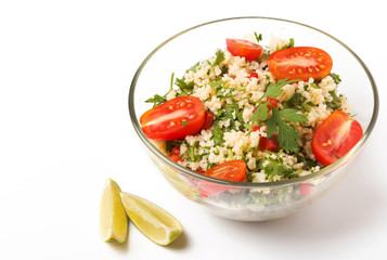 Tabbouleh with couscous and parsley