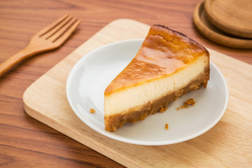 Cheesecake on plate