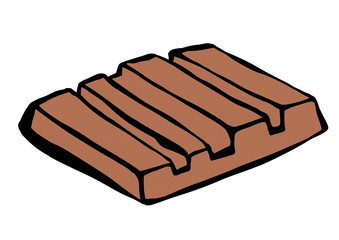 doodle chocolate bar