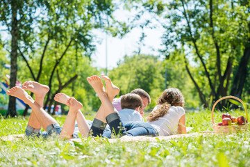 Weekend in park