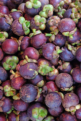 Stack of mangosteen
