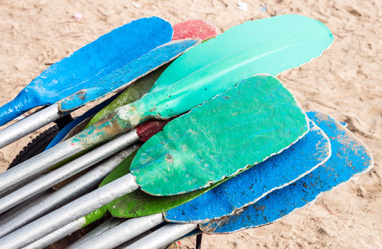 Colorful paddle