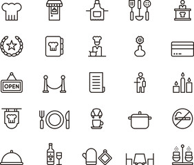 Restaurant icons