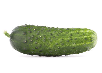 Cucumber vegetable  isolated on white background cutout
