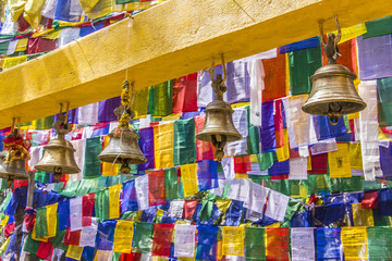 bells and prayer flags