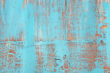 Fototapeta na wymiar Blue old wooden background