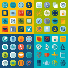 Set of education icons