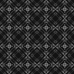 Abstract background tile retro pattern black background