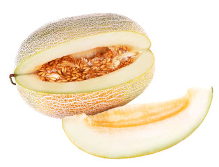 Melon isolated on white