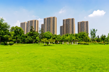 Obraz premium On the suburban of modern living environment