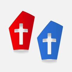 Obraz premium realistic design element: tombstone