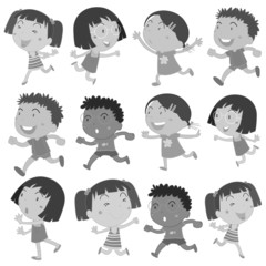 Boys and girls movements