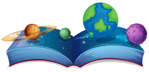Solar system book © GraphicsRF