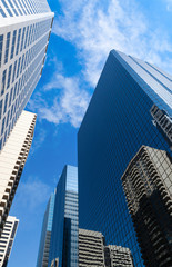 Fototapeta na wymiar Tall Corporate Buildings