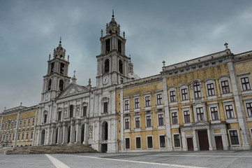 Fototapeta na wymiar the National Palace, Mafra, Portugal