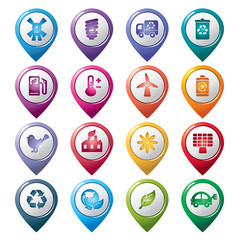 Environmental Protection Pointer Icons