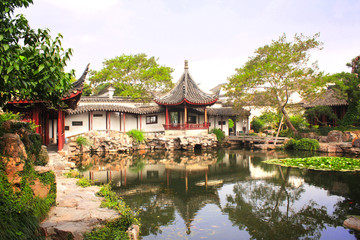 Jardin de l& 39 Humble Administrateur à Suzhou, Chine