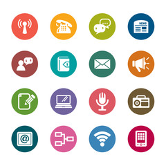 Communication Color Icons