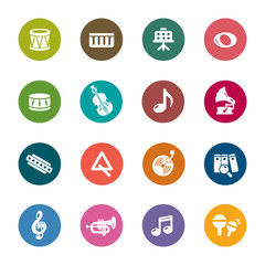 Music Color Icons