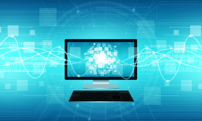 Technology communication internet connection background