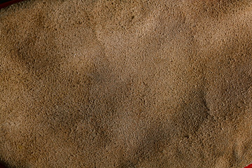 rough texture of untreated leather