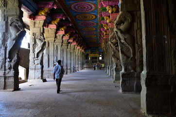 Fototapeta premium meenakshi amman temple
